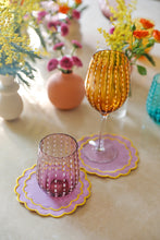 Load image into Gallery viewer, Lilac Scallop Cocktail Napkin (Set of 4)

