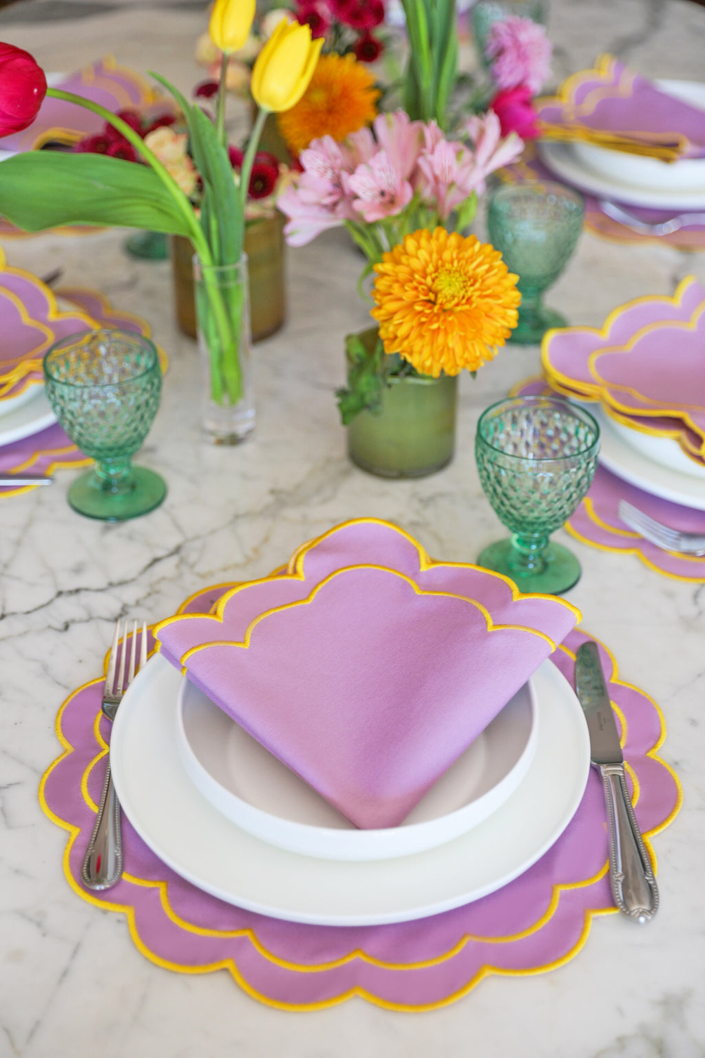 Lilac Scallop Napkin (Set of 2)