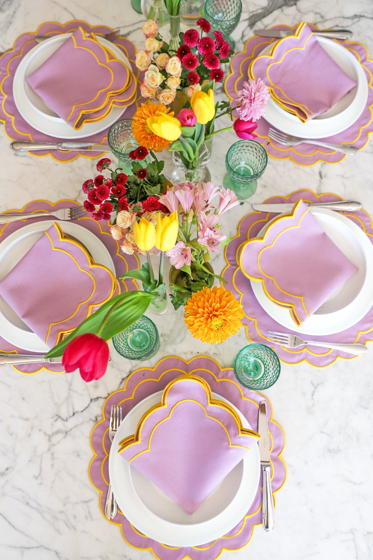Lilac Scallop Napkin (Set of 2)