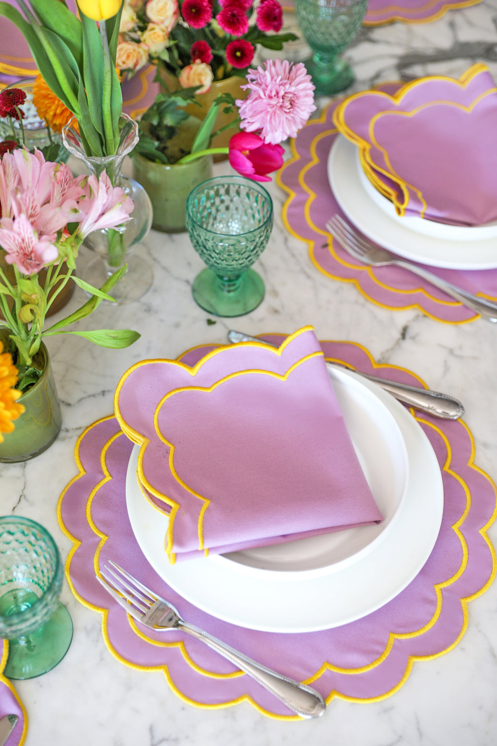 Lilac Scallop Napkin (Set of 2)