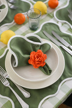 Load image into Gallery viewer, Orange Flower Napkin Ring (Set of 6)
