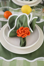 Load image into Gallery viewer, Orange Flower Napkin Ring (Set of 6)
