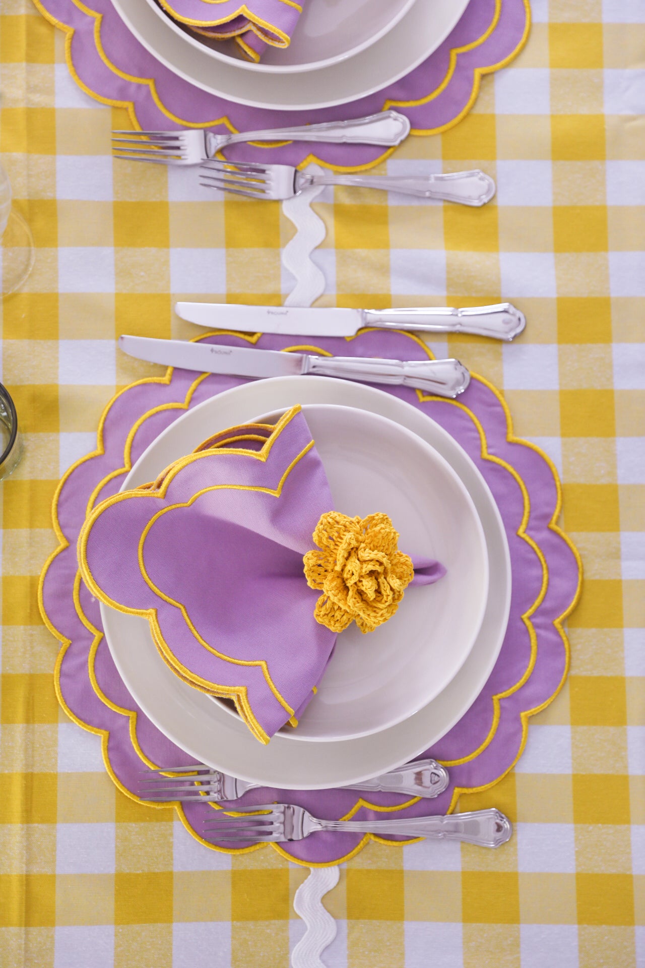 Lilac Scallop Napkin (Set of 2)