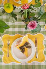 Load image into Gallery viewer, Yellow Wave Napkin (Set of 2)
