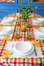 Load image into Gallery viewer, Colorful Gingham Tablecloth
