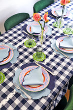 Bicolor Blue Scallop 2’li Amerikan Servisi