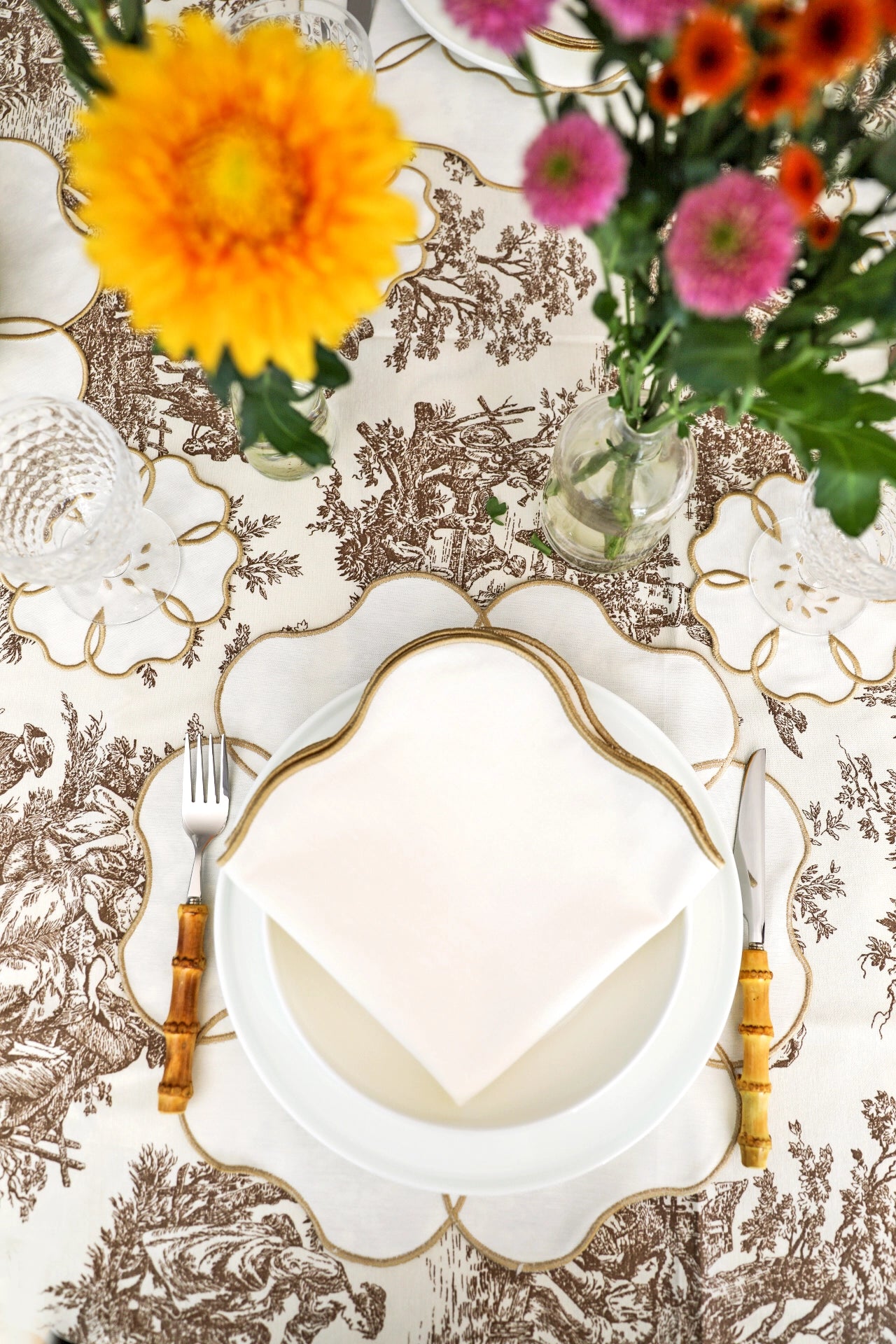 Gold Camellia 2'li Peçete