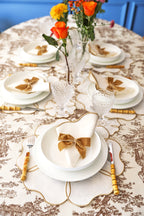 Gold Camellia Amerikan Servisi + Peçete