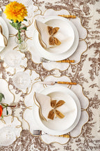 Bej Kurdele Peçete Halkası (4'lü)