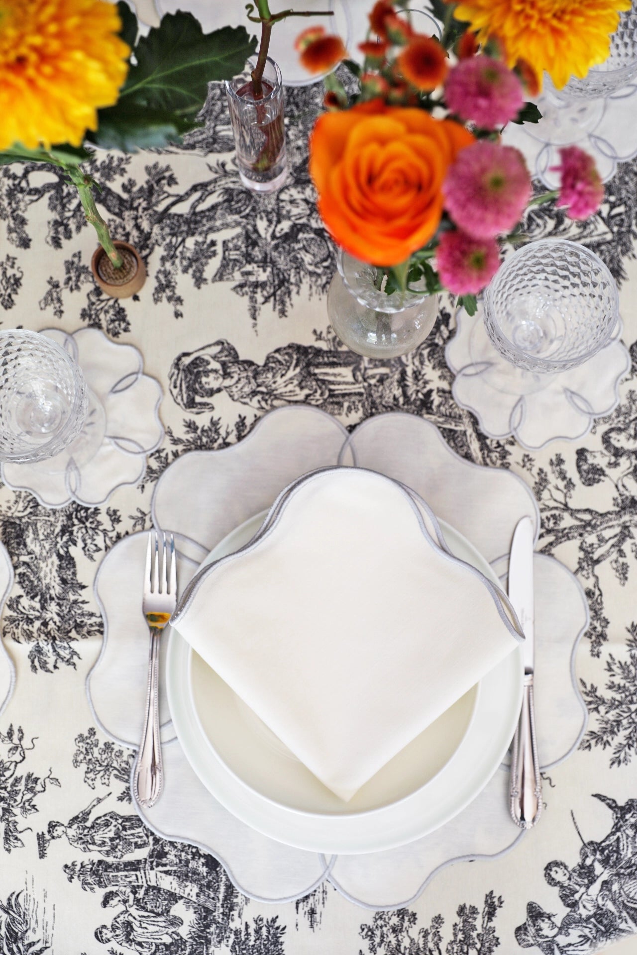 Silver Camellia 2'li Amerikan Servisi