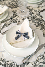 Load image into Gallery viewer, Grey Mini Napkin Bows (Set of 4)
