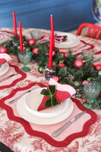 Rose&Burgundy Wave 2’li Amerikan Servisi