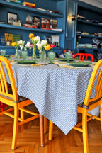 Ebony Toile Tablecloth