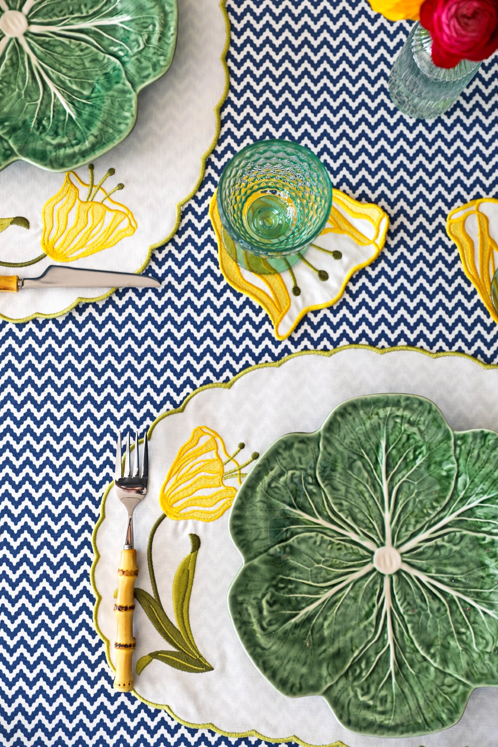 Ebony Toile Tablecloth