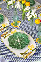 Ebony Toile Tablecloth