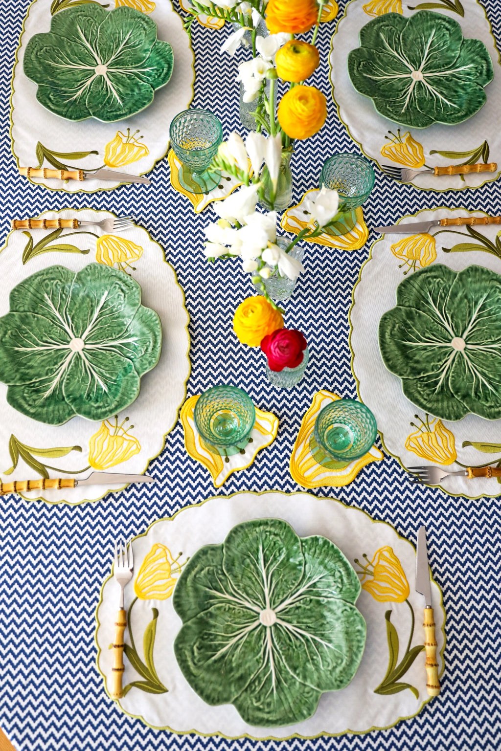 Ebony Toile Tablecloth