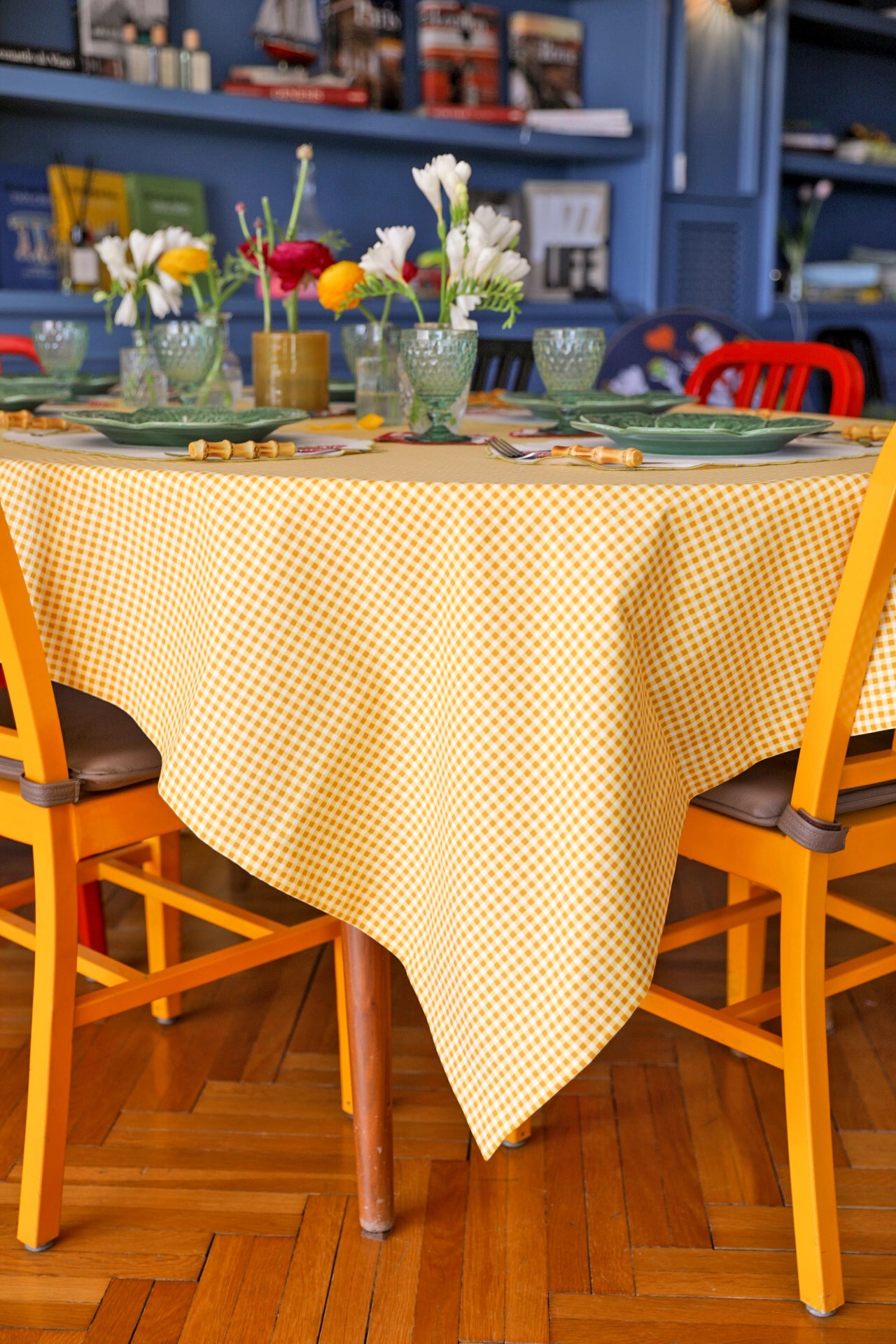 Ebony Toile Tablecloth