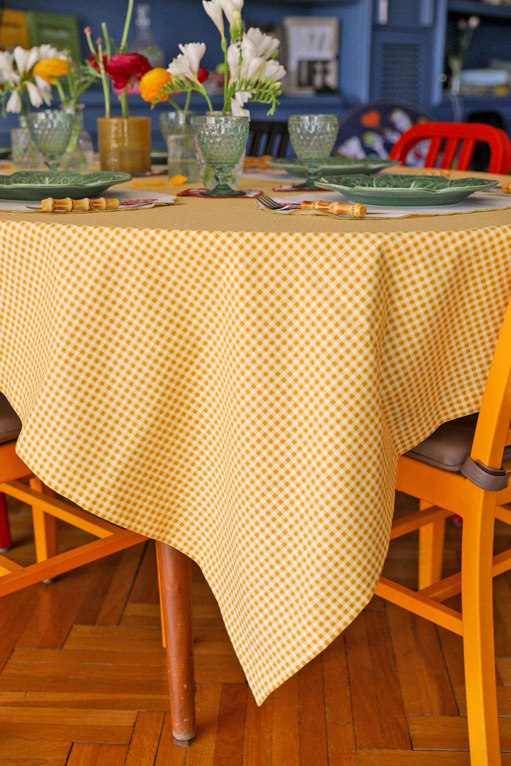 Ebony Toile Tablecloth