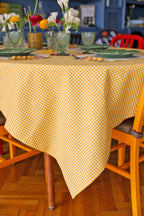 Ebony Toile Tablecloth