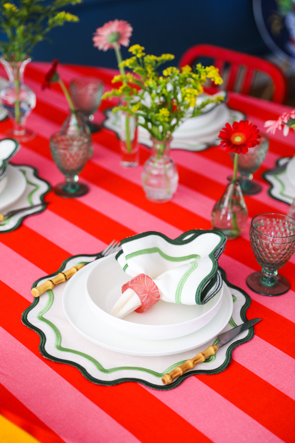 Rose & Red Stripes