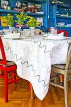 Colorful Gingham Tablecloth