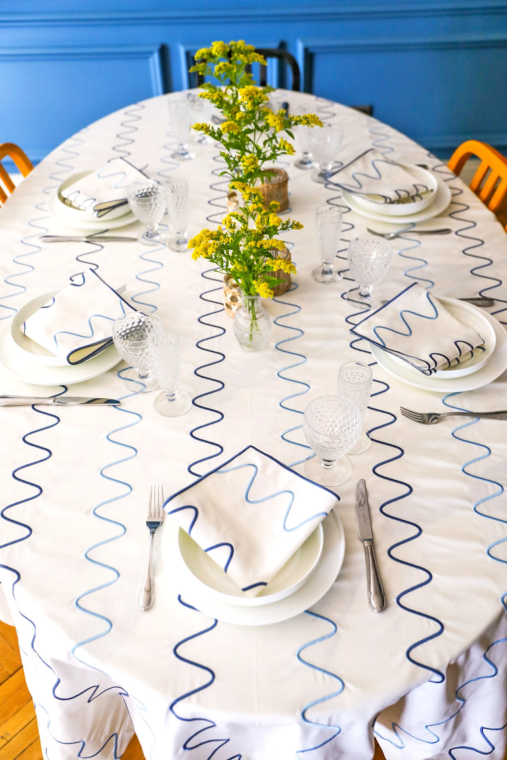 Colorful Gingham Tablecloth