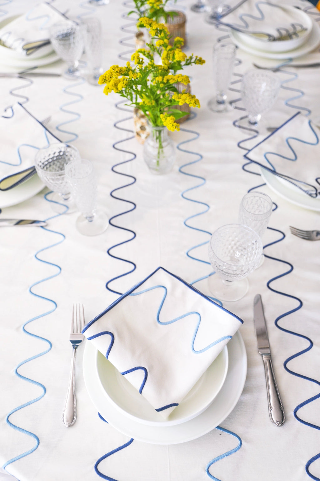 Colorful Gingham Tablecloth