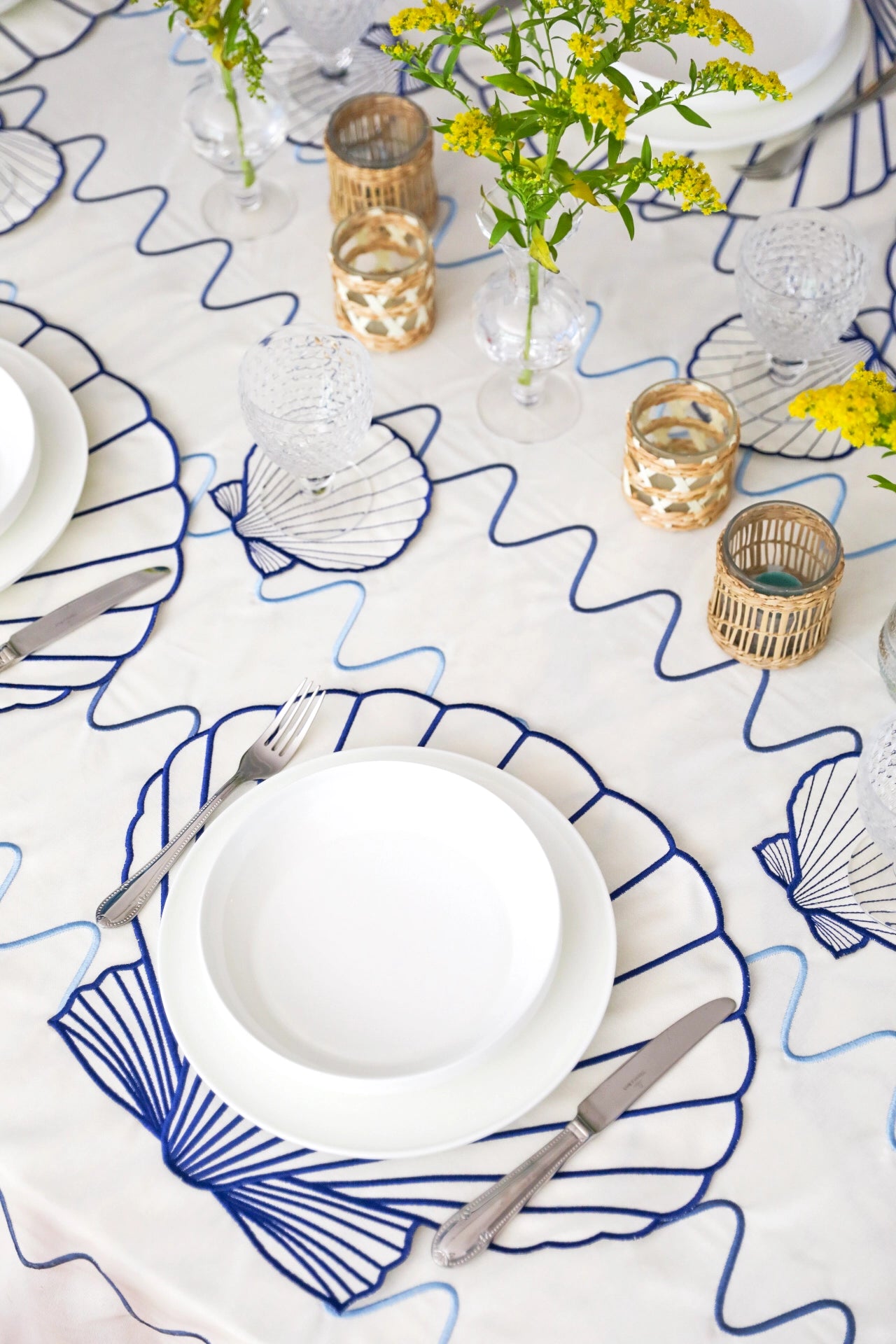Colorful Gingham Tablecloth