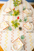 Colorful Gingham Tablecloth