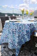 Ebony Toile Tablecloth