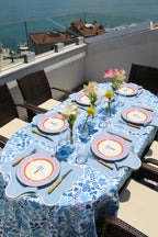 Ebony Toile Tablecloth