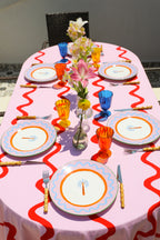 Ebony Toile Tablecloth
