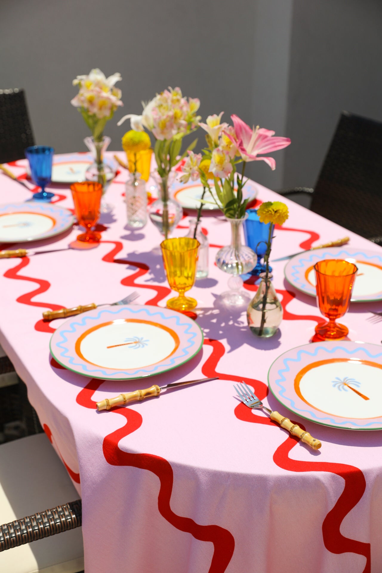 Ebony Toile Tablecloth