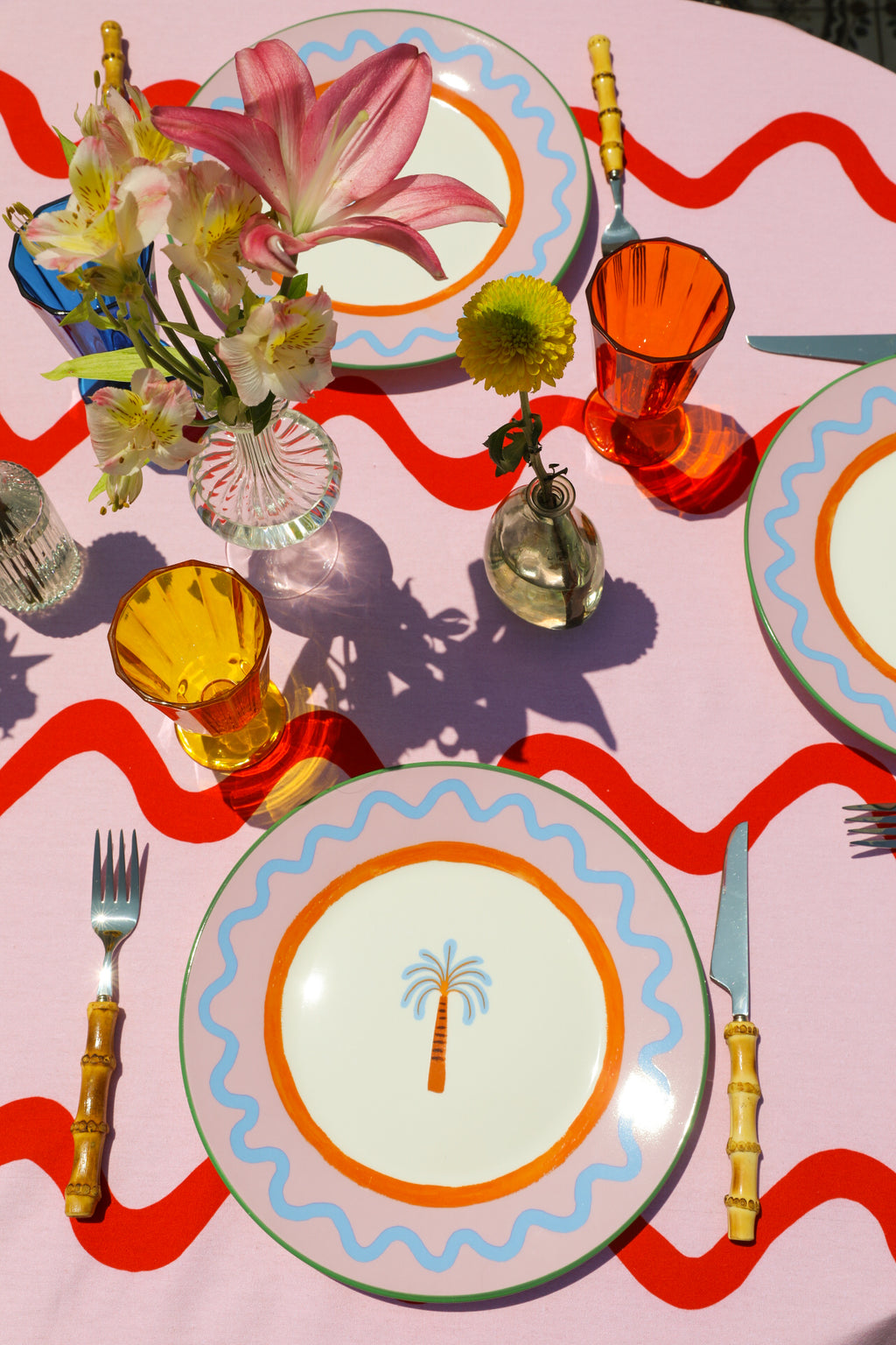 Ebony Toile Tablecloth