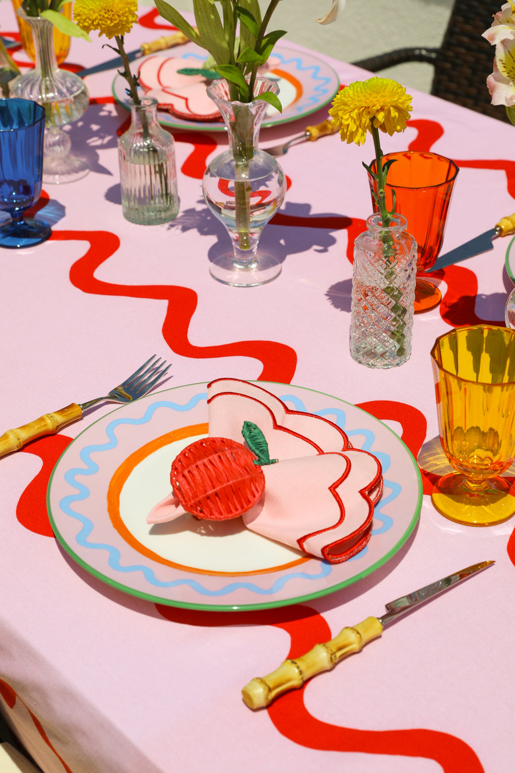 Ebony Toile Tablecloth
