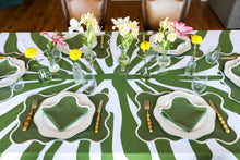 Load image into Gallery viewer, Ebony Toile Tablecloth
