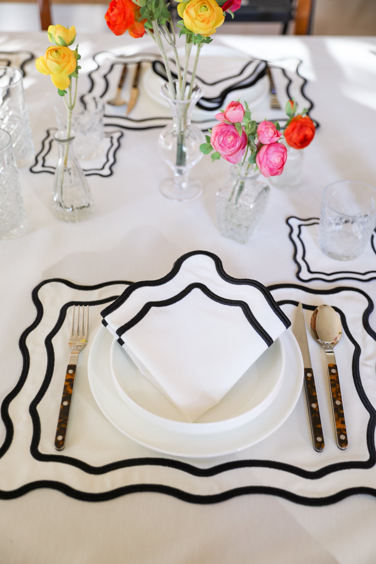 Pink Wave Napkin (Set of 2)