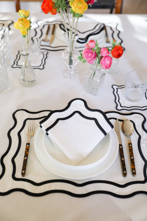 Pink Wave Napkin (Set of 2)