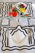 Pink Wave Napkin (Set of 2)