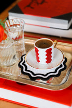 Load image into Gallery viewer, Green Wave Cocktail Napkin (Set of 4)
