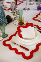 Curvy Black Napkin (Set of 2)