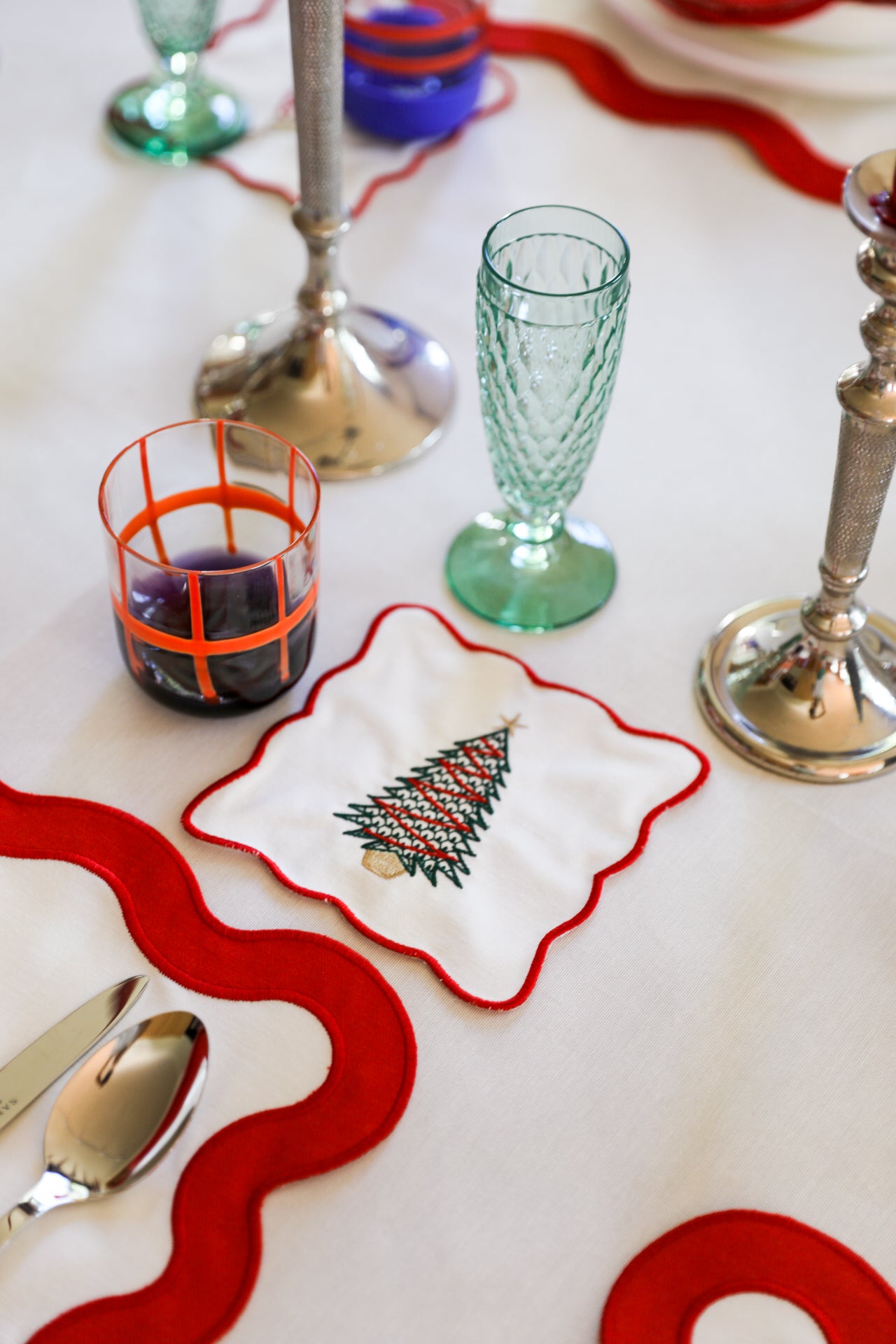 The Noël 4'lü Bardak Altlığı