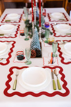 Curvy Gray Placemat (Set of 2)