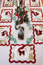 Curvy Wine Red Amerikan Servisi + Peçete