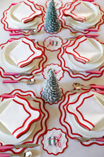 Görseli Galeri görüntüleyiciye yükleyin, Red Wave Amerikan Servisi + Peçete
