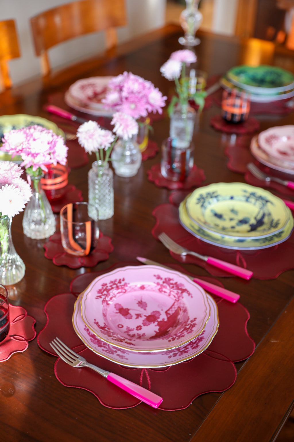 Camellia Placemat + Coaster (Set of 4)