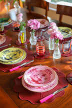 Camellia Placemat + Coaster (Set of 4)