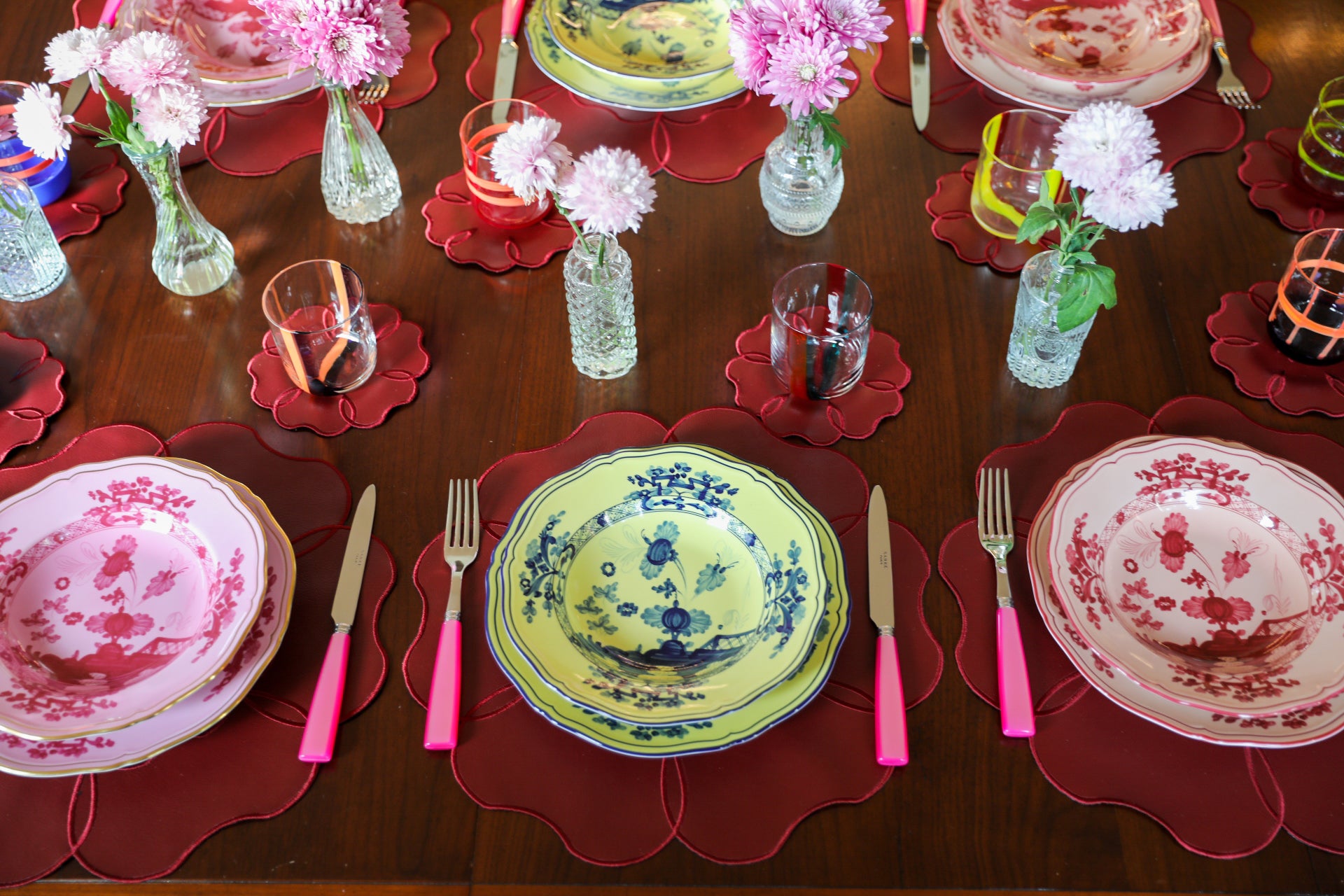 Camellia Placemat + Coaster (Set of 4)