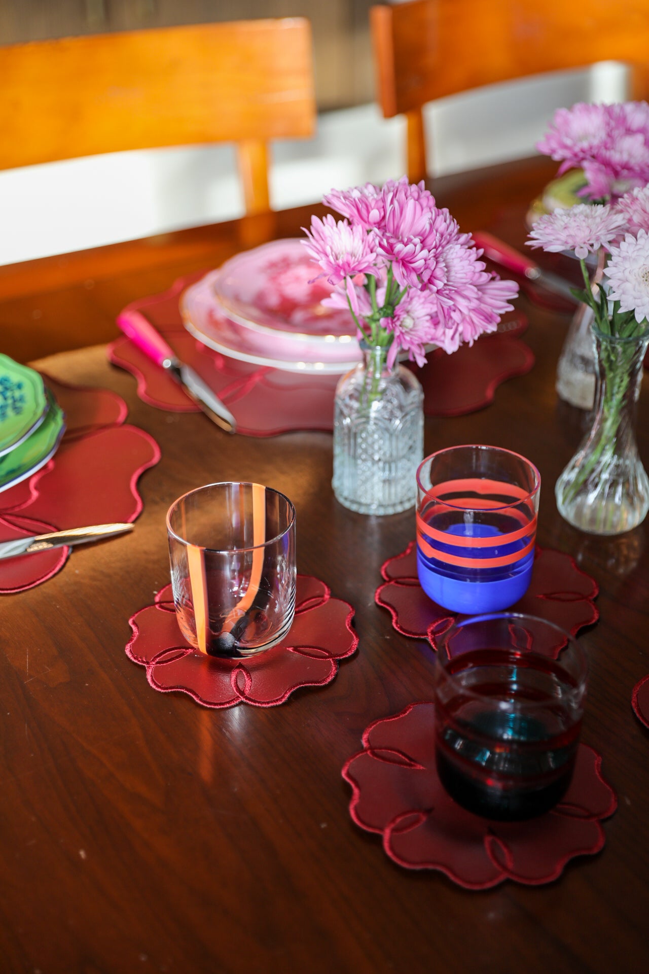 Camellia Placemat + Coaster (Set of 4)