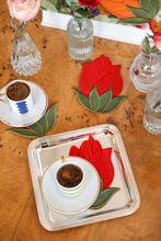 Görseli Galeri görüntüleyiciye yükleyin, Rosie 4'lü Bardak Altlığı